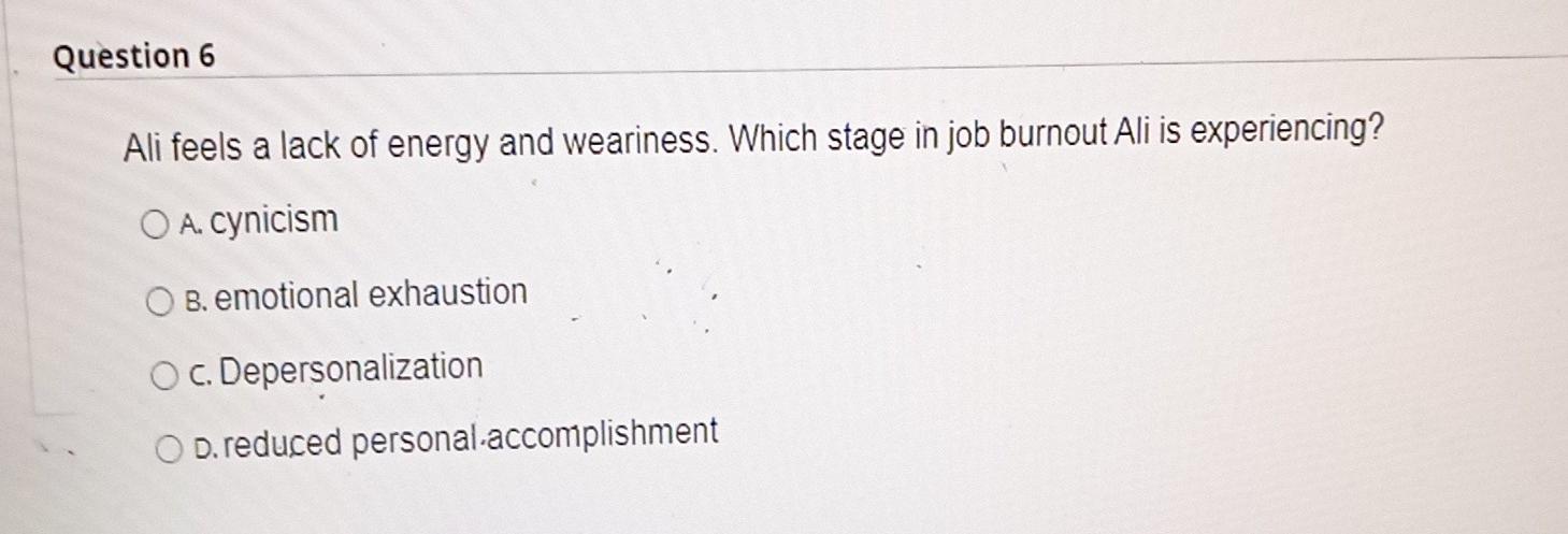 q5 and q6 Question 5 Which of the following is