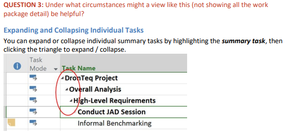 QUESTION 3: Under what circumstances might a view