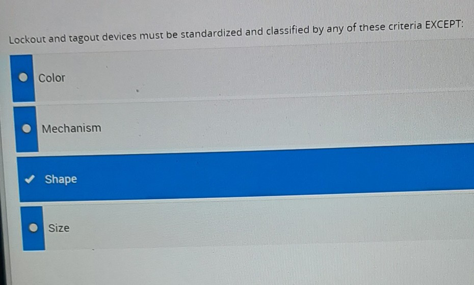 What is the final step in the lockout procedure