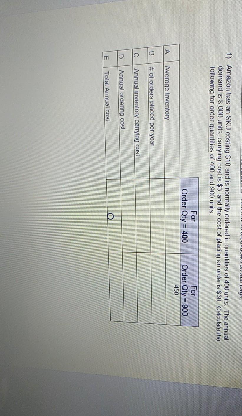 need formulas and proper explaination