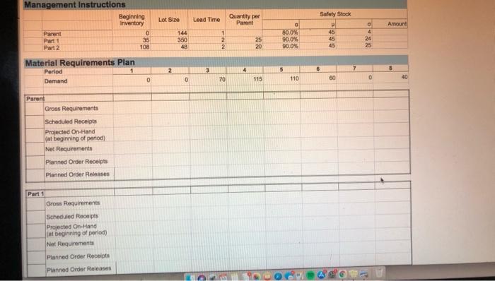 Download HW 12 (Excel download) and perform the