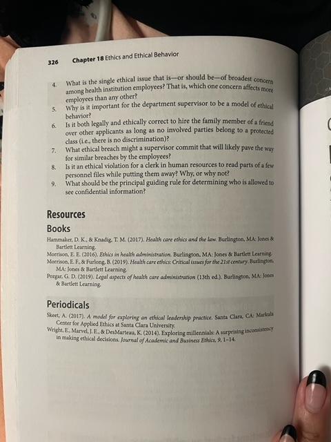 Answer question 7,8,9 please 326 Chapter 18