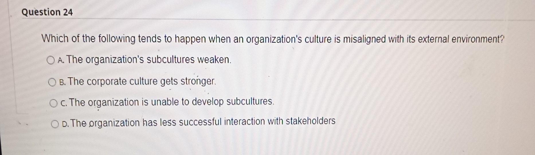 q24 and q25 Question 24 Which of the following