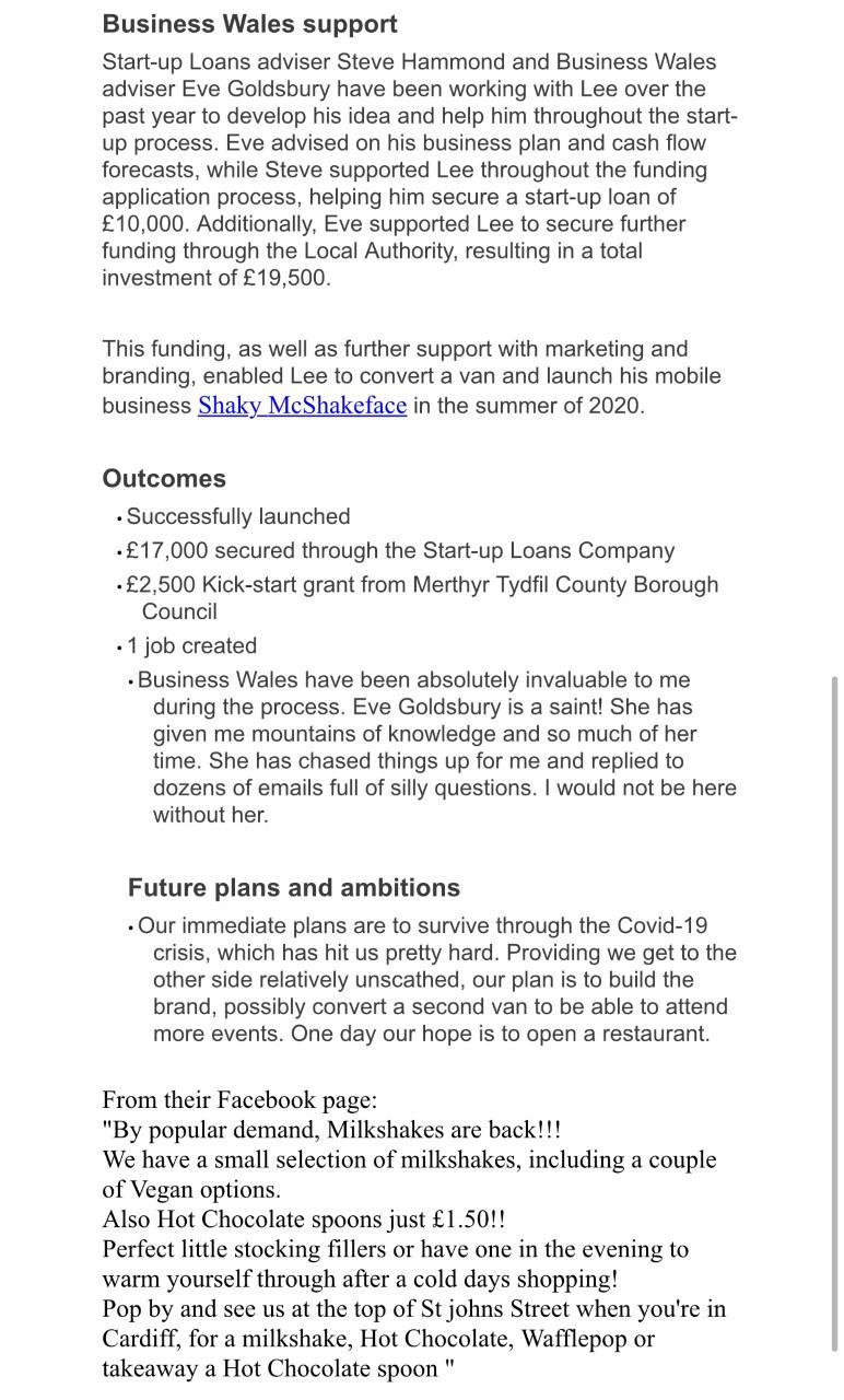 Shaky McShakeface (attached here), identify a