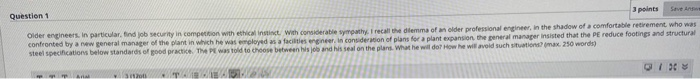 Question 1 3 points Svet Older engineers. In