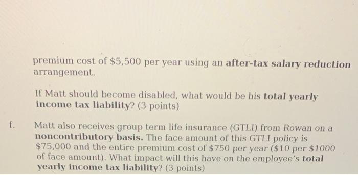 ANSWER ALL PARTS for upvote!!!! 1. Matt works for