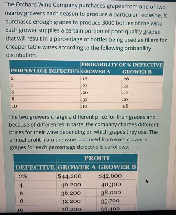 1. what is the expected value of choosinf Grower