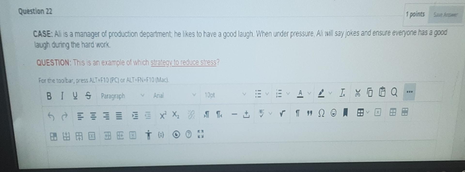 q22 only short answer Question 22 1 points Super