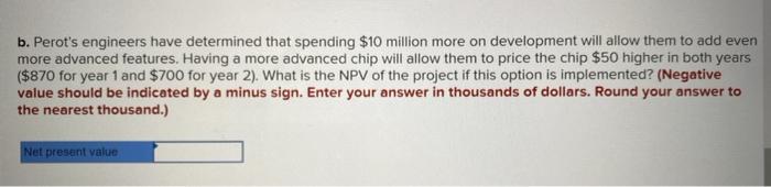 Problem 3-11 (Algo) Perot Corporation is