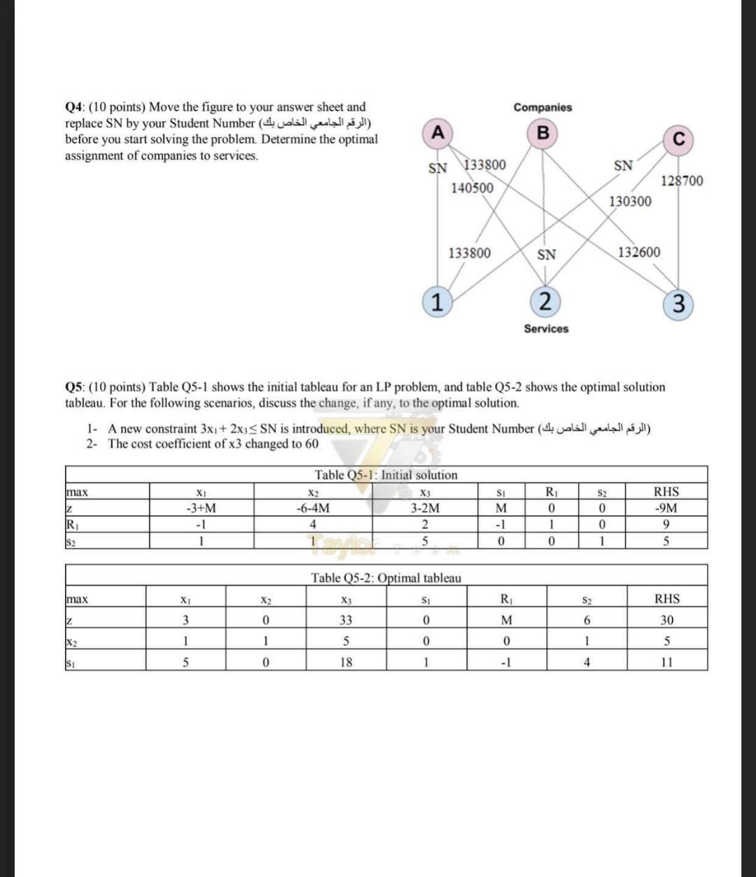 Q4: (10 points) Move the figure to your answer