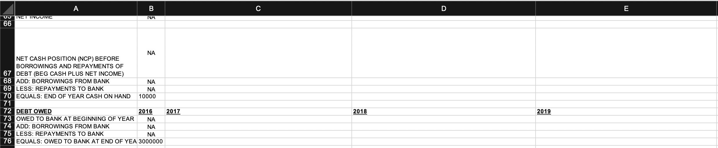 Please complete the Excel. Thank You! A 1 Micky