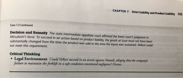 Using the Sample Case Briefs provided and