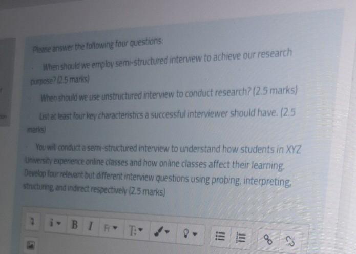 3 Quick plz 3 Please answer the following four