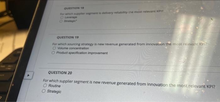 QUESTION Formenta de very by the most relevant