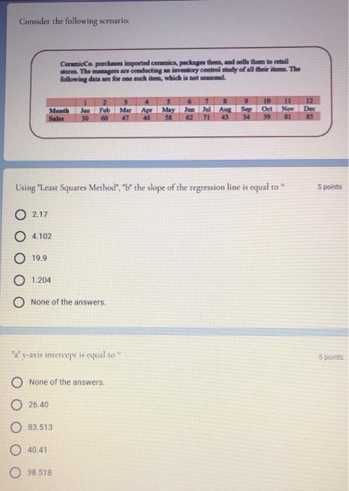 plz fastttt i have 15 min Consider the following