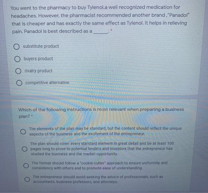 The executive summary serves all of the following