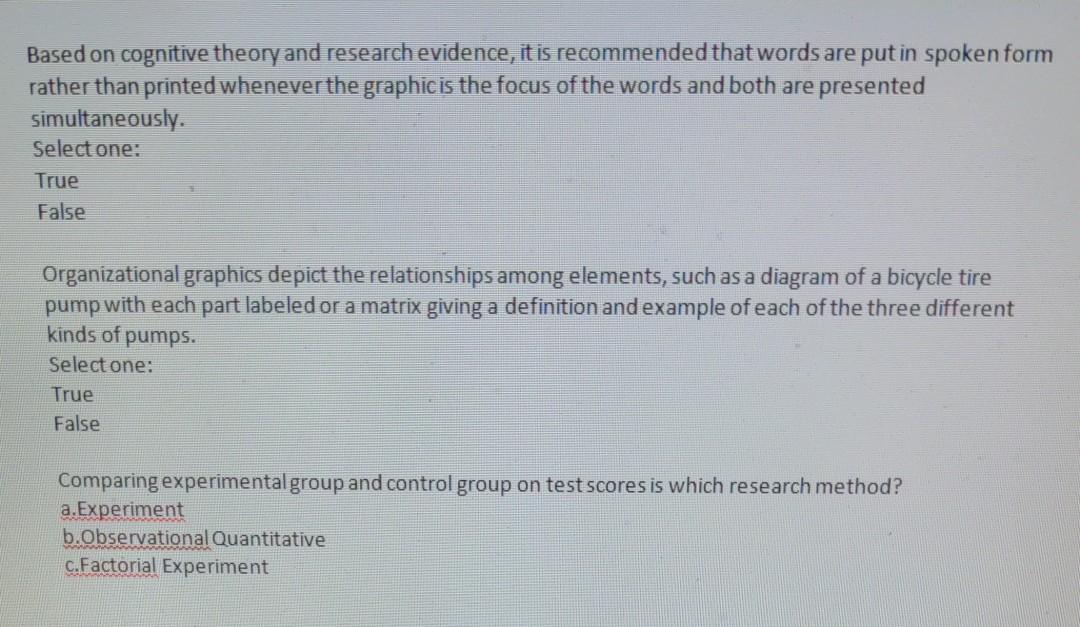 e-learning and the science of instruction Based