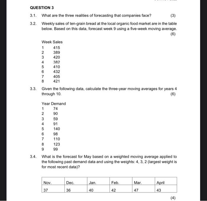 solution 3.1. What are the three realities of