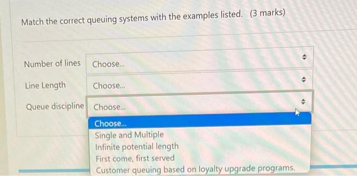 we have to choose from the following given below