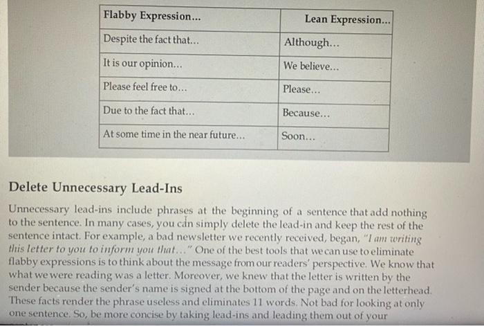 Assignment Read chapter 3 then consider the