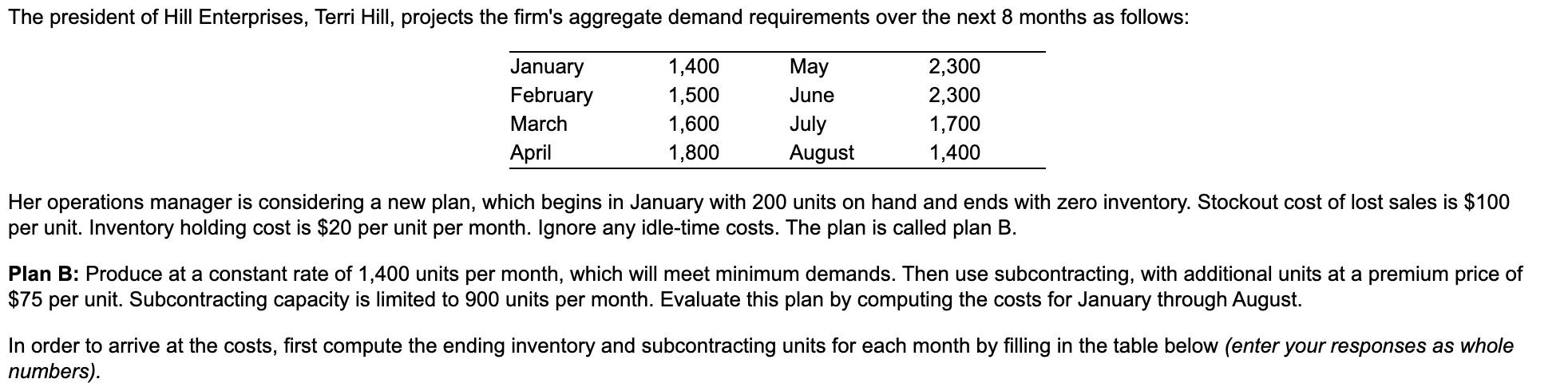 Hello! Along with the blanks, I need help with a)