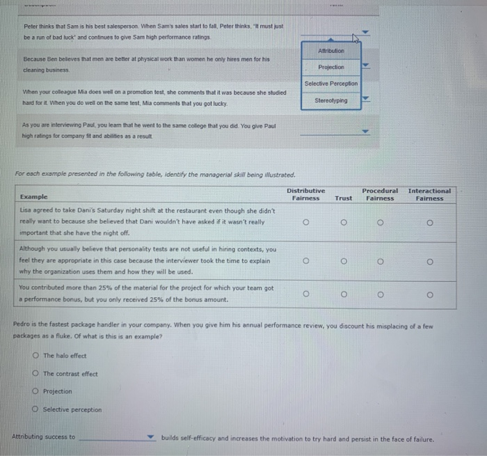 last question options; internal causes,