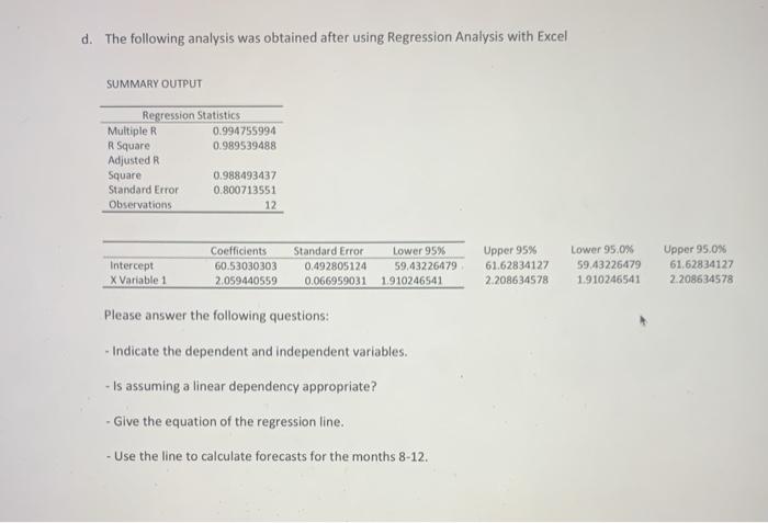 Your manager is trying to determine what