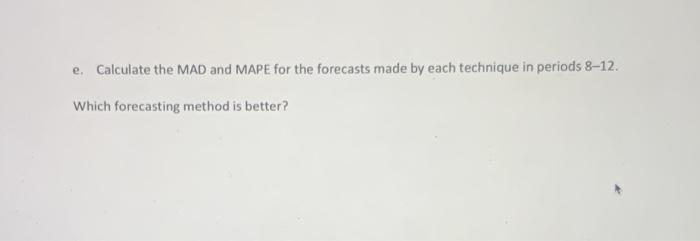 Your manager is trying to determine what