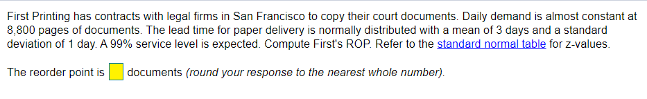 First Printing has contracts with legal firms in