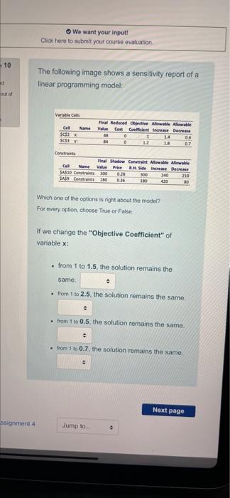 True or False: Q1. from 1 to 1.5 , the solution