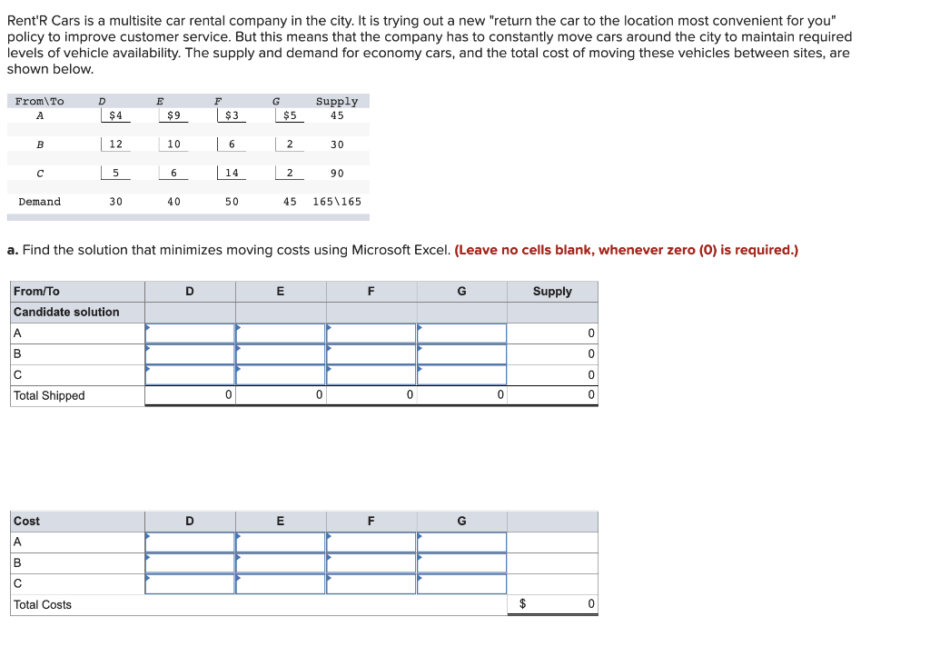 Rent'R Cars is a multisite car rental company in