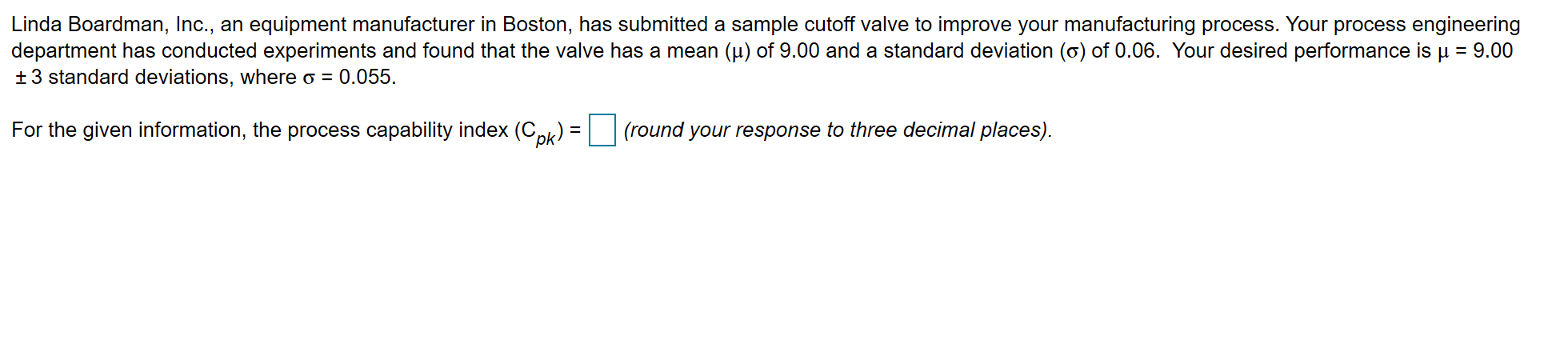 Linda Boardman, Inc., an equipment manufacturer