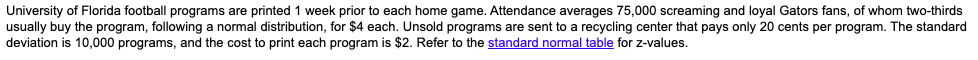 Need some help on homework. a) What is the cost