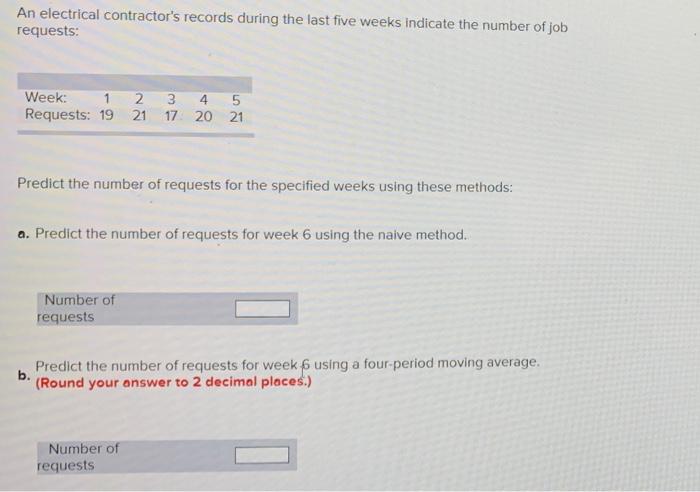 An electrical contractor's records during the