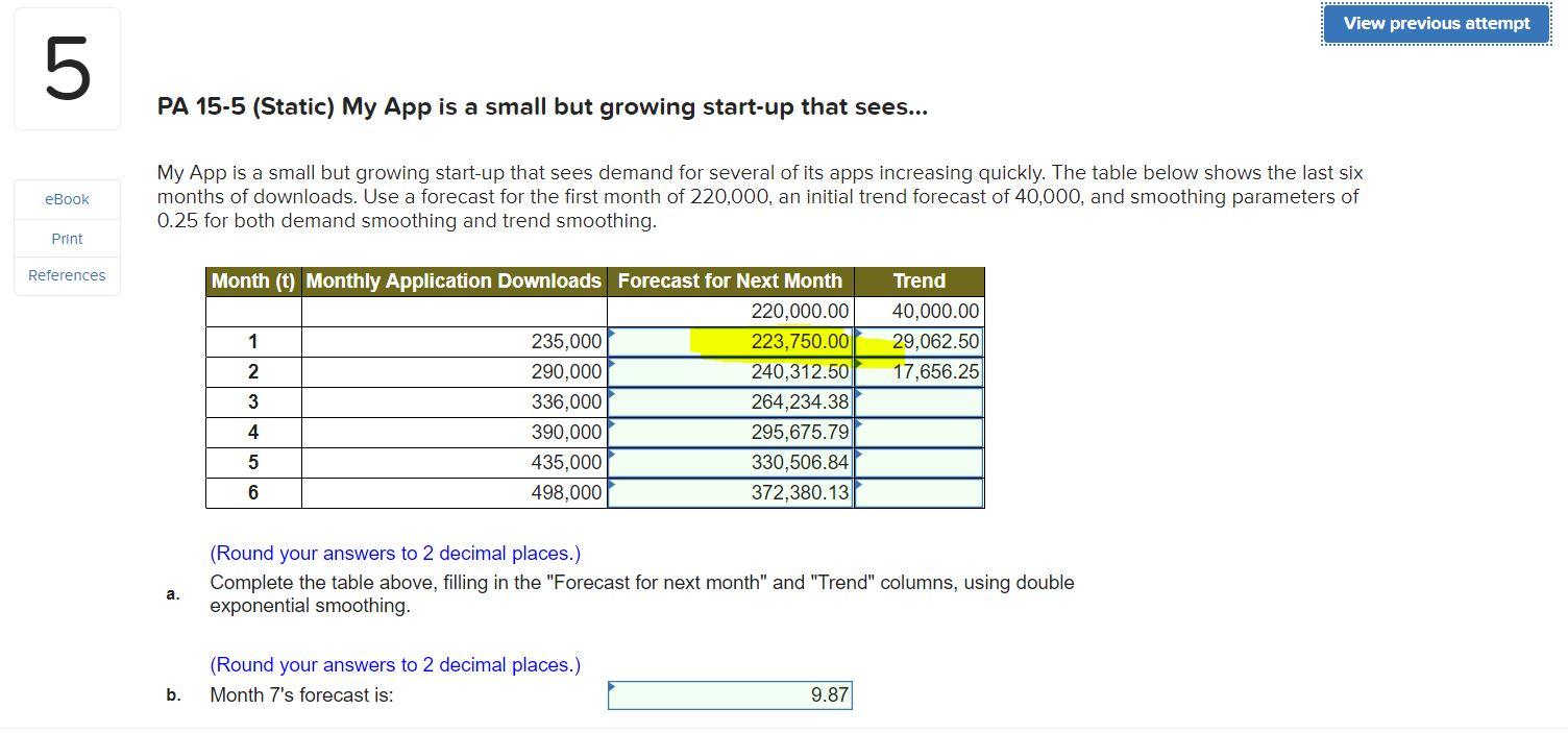 I keep getting 263,750 for the first bit - no