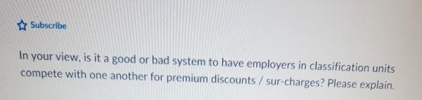 Subscribe In your view, is it a good or bad