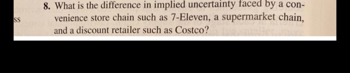 SS 8. What is the difference in implied