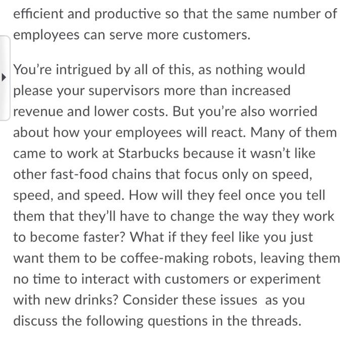 1. how much an increase in effeciency and