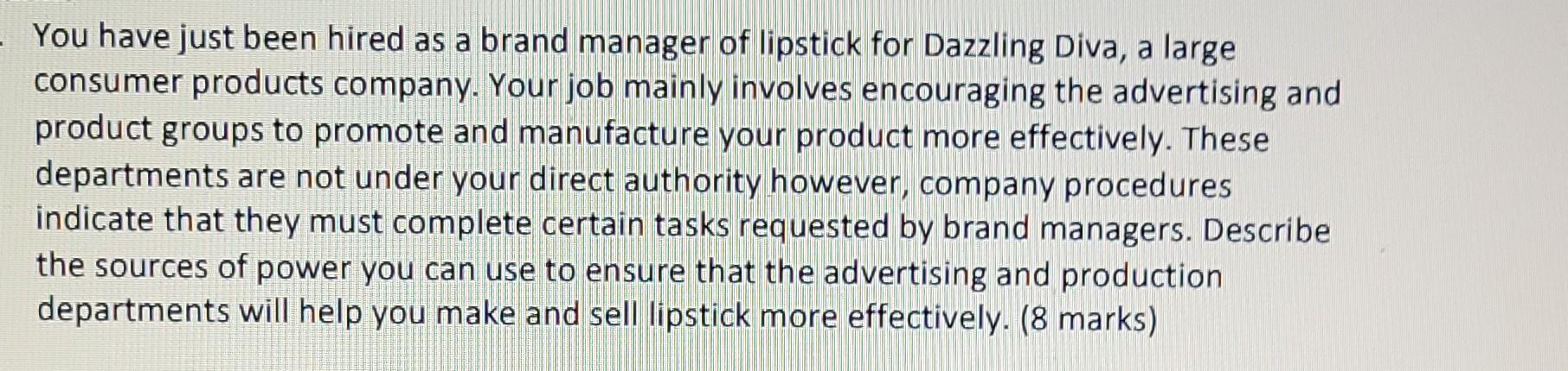 support answer with appropriate examples You have