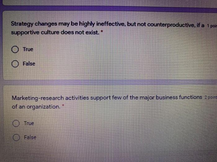 Strategy changes may be highly ineffective, but