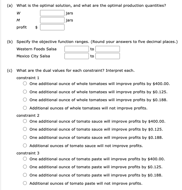 Module 2: LP Sensitivity Analysis (QUESTION 10)