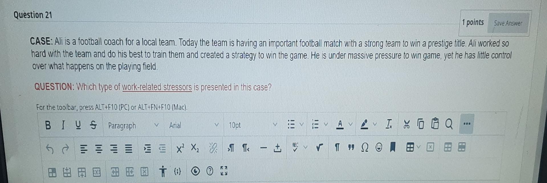 q21 only short answer Question 21 points Save