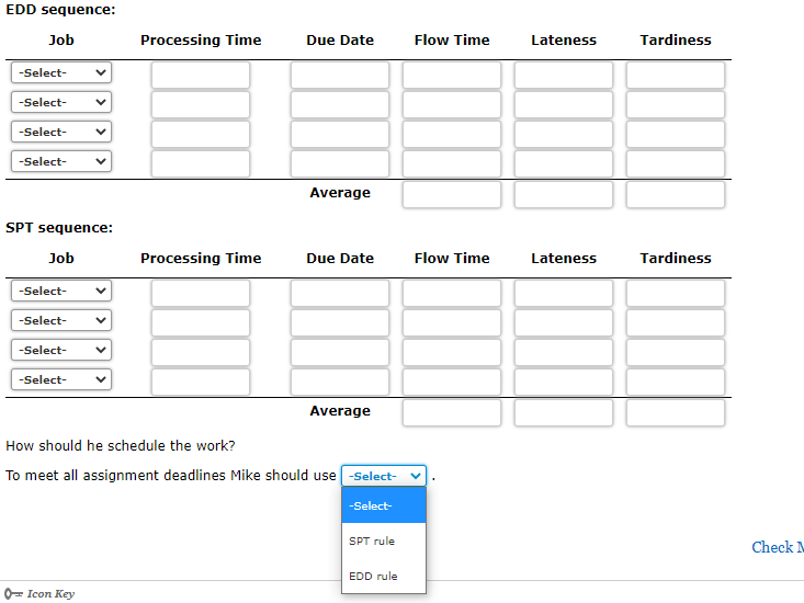 Mike Reynolds has four assignments due in class