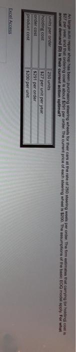 An farge auto repair shop has been purchasing