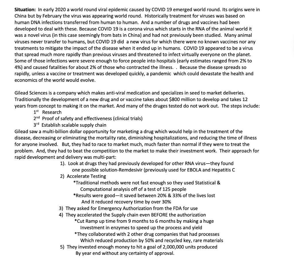 Question: 1.Should they have moved this swiftly