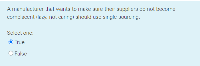 A manufacturer that wants to make sure their