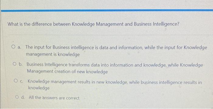 Answer MCQ Question #7 What is the difference