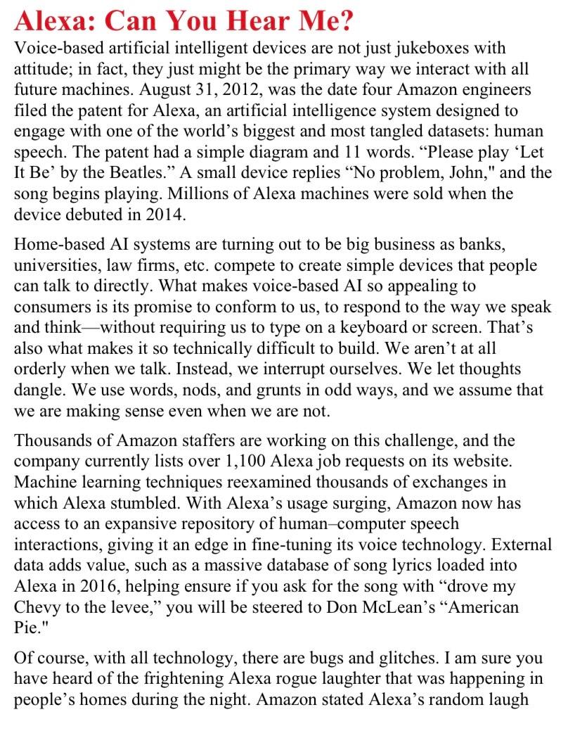 Question: Identify how machine learning can