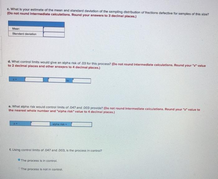 Problem 10-5 (Static) Using samples of 200 credit
