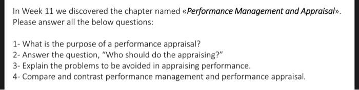please need help In Week 11 we discovered the